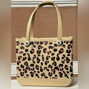 Bogg Leopard Print Tote Bag Medium